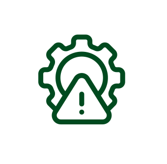 Hazard and gear icon used by Halker
