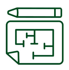 icon depicting engineering which is completed at Halker