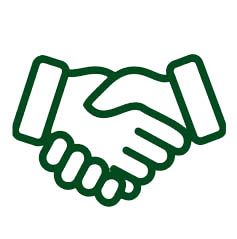 Handshake icon used by Halker