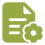 Gear paperwork icon used by Halker
